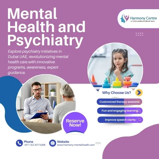 Explore psychiatry initiatives in Dubai UAE, revolutionizing mental health care with innovative programs, awareness, expert guidance.