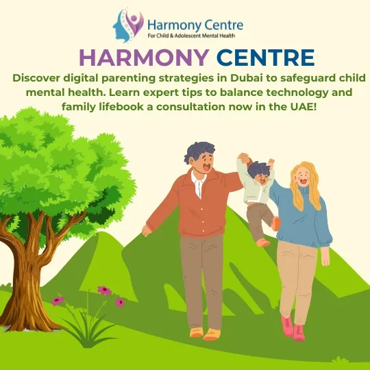 Empower your child’s mental health with expert digital parenting strategies in Dubai. Learn to balance technology & family life—book a free consultation today!