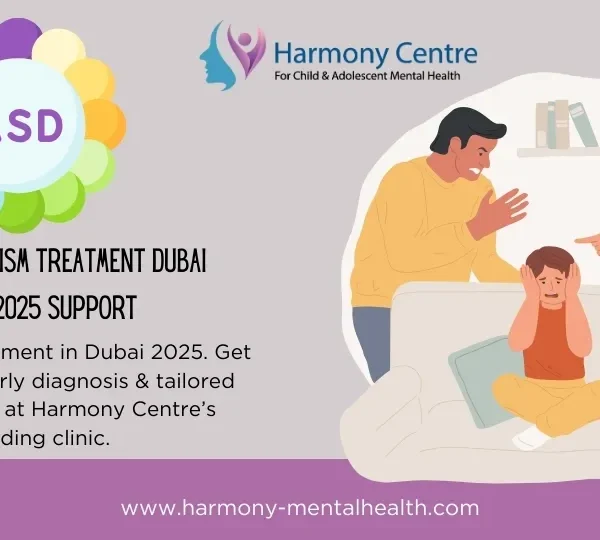 Top autism treatment in Dubai 2025. Get expert care, early diagnosis & tailored ABA therapy at Harmony Centre’s leading clinic.